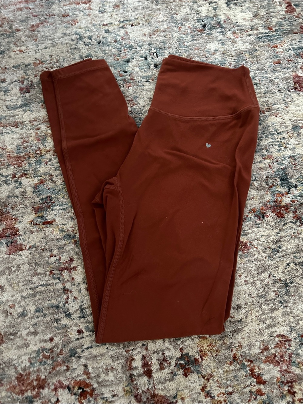 High-Waist Rust Leggings